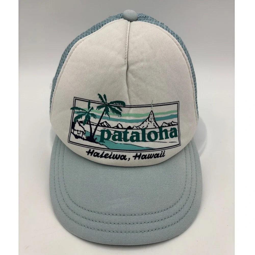 PATAGONIA Pataloha‎ Haleiwa Hawaii Trucker Hat RARE Cap Organic Cotton Snapback